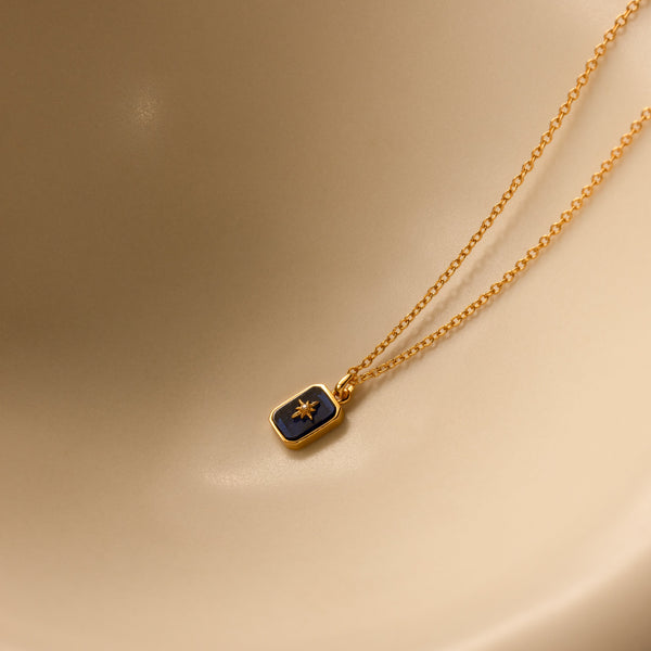North Star Birthstone Necklace