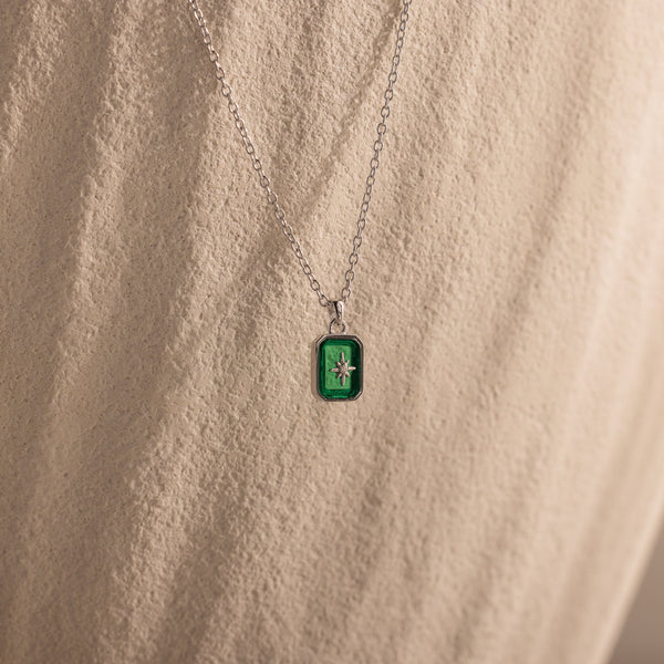 North Star Birthstone Necklace