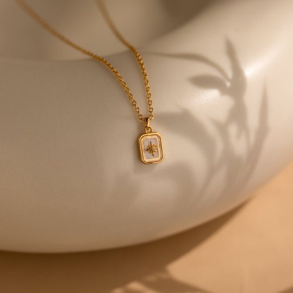 North Star Birthstone Necklace